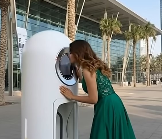 מכונת תספורת עתידנית(סרטון AI) - מדהים